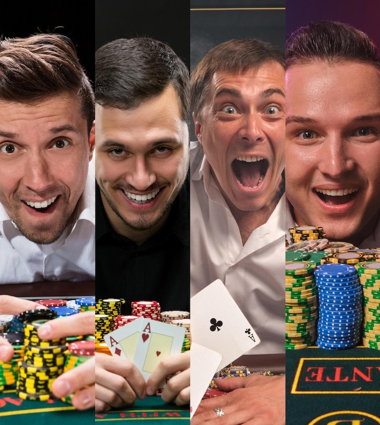 Ilustrasi pemain sports betting yang mempelajari pertandingan di depan layar komputer dengan grafik